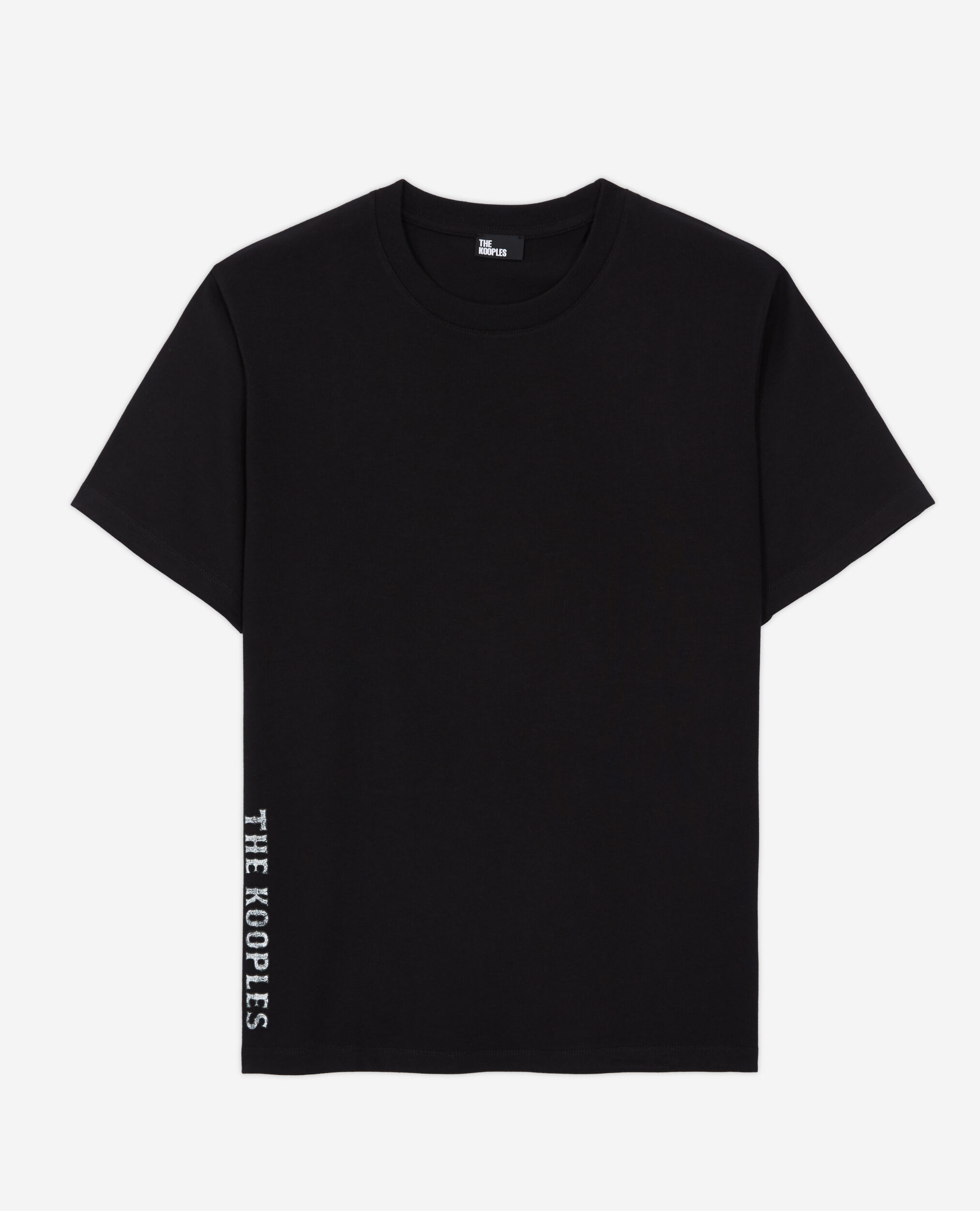 Camiseta logotipo The Kooples negra para hombre, BLACK, hi-res image number null
