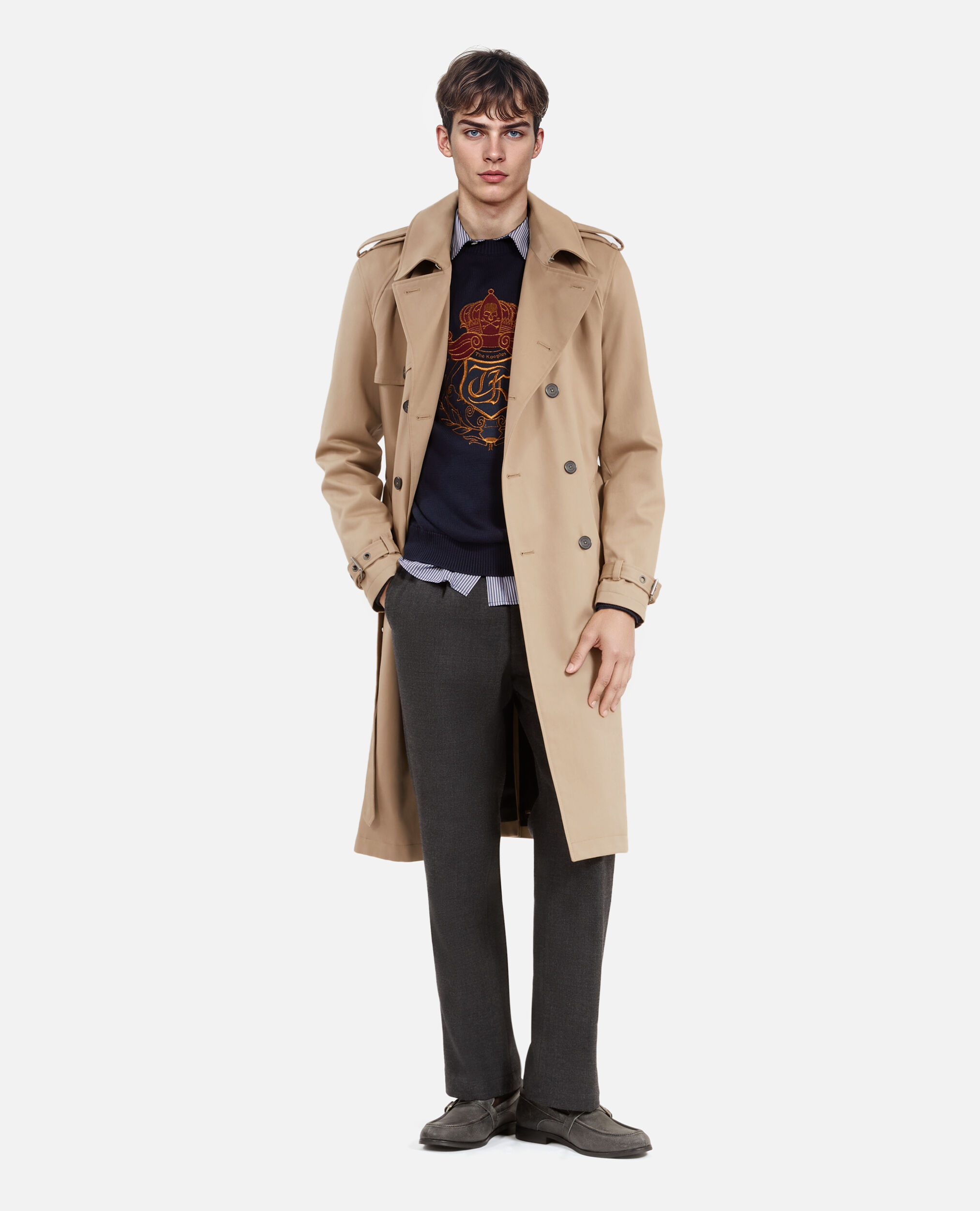 Tan trench coat mens 2025