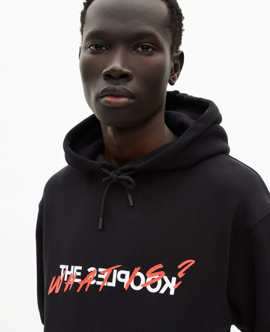 The Kooples MEN BLACK what is black hoodie