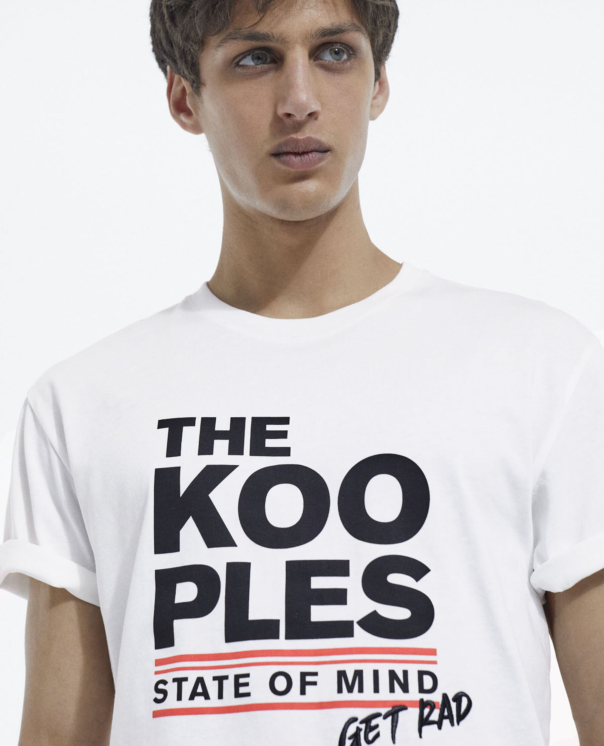 Camiseta logotipo The Kooples, WHITE, hi-res image number null