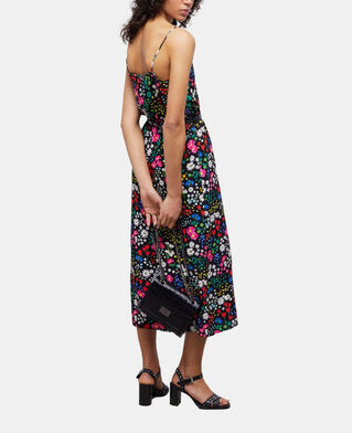 The Kooples FEMME MULTICOLOR robe portefeuille longue imprimée