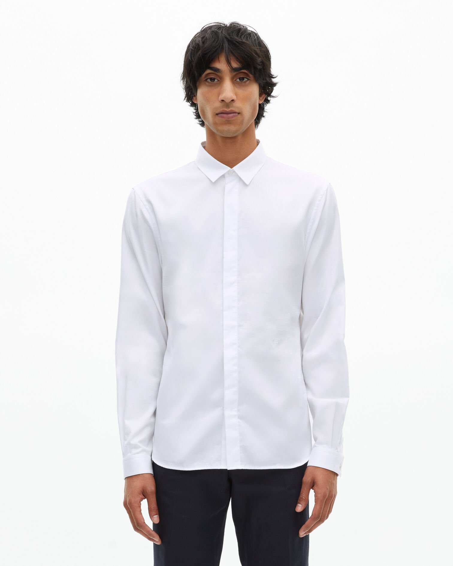 Formal white shirt, WHITE, hi-res image number null