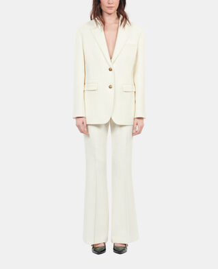 The Kooples F ECRU ecru suit jacket