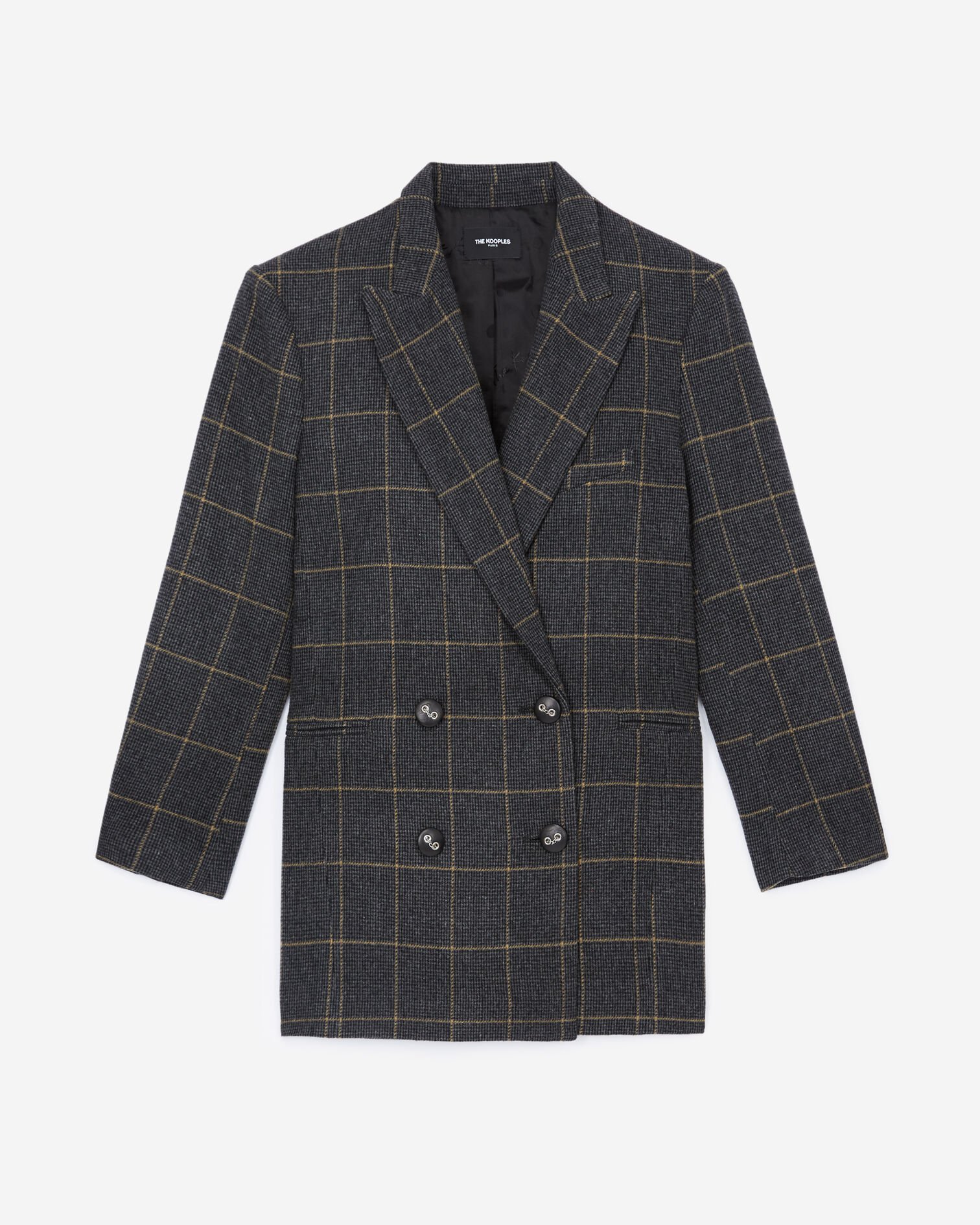Flowing jacket with Prince-of-Wales motif, OCRE, hi-res image number null