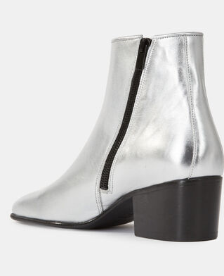 The Kooples F SILVER silver leather boots
