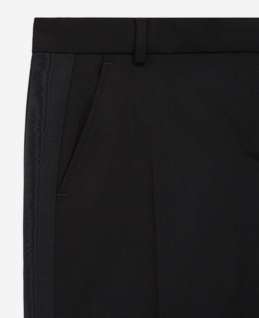 The Kooples MUJER BLACK pantalón lana negro