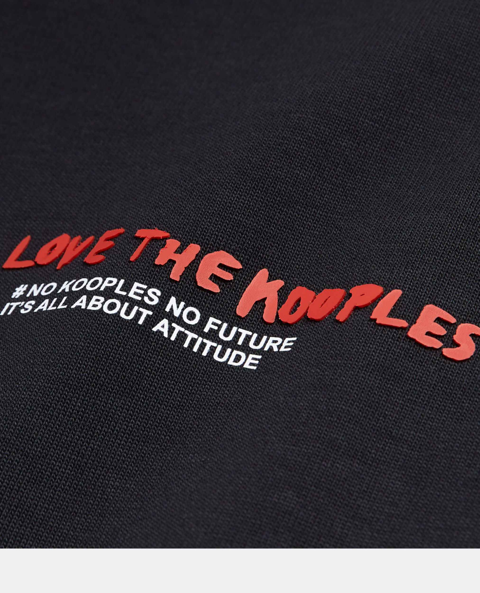 I Love Kooples black T-shirt, BLACK, hi-res image number null