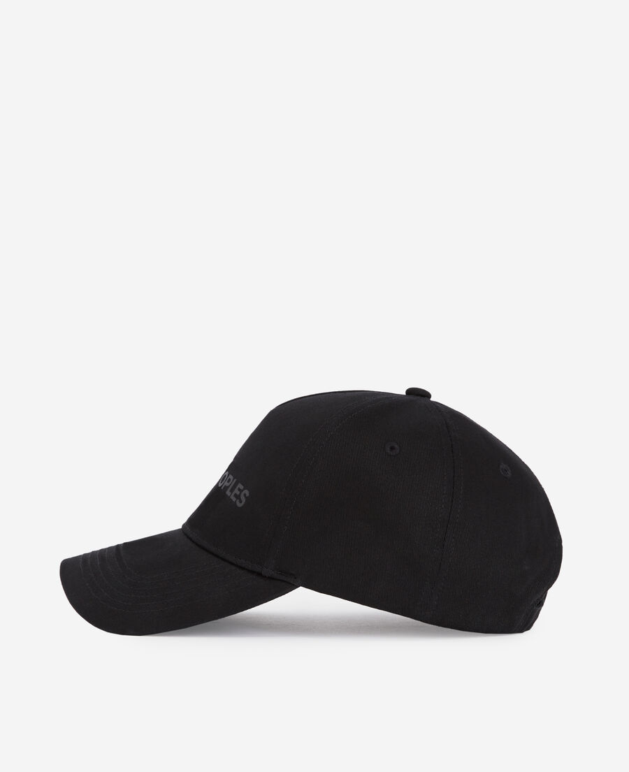 The Kooples MIXED BLACK black logo cap