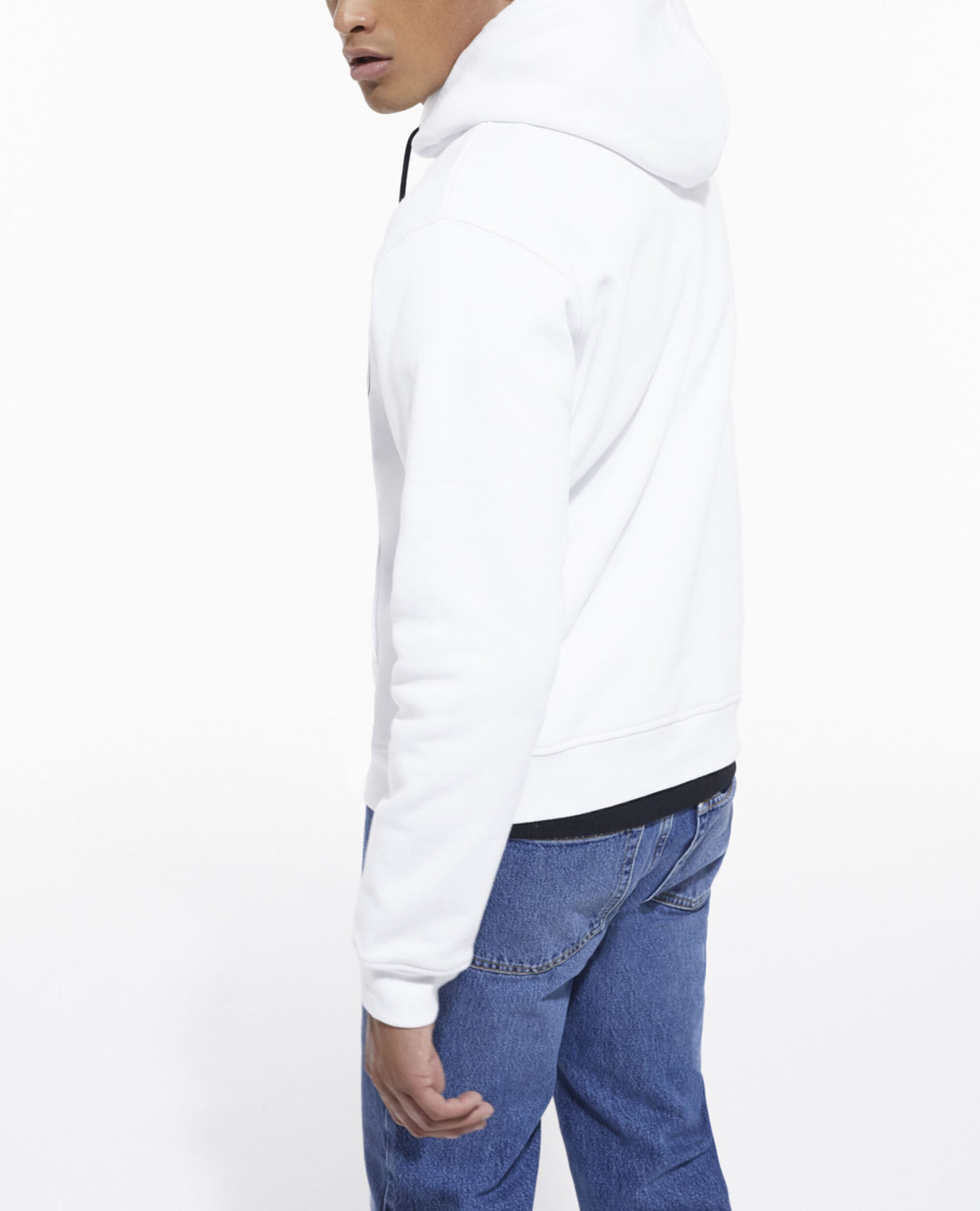 Ecru sweatshirt with screen print, SNOW WHITE, hi-res image number null