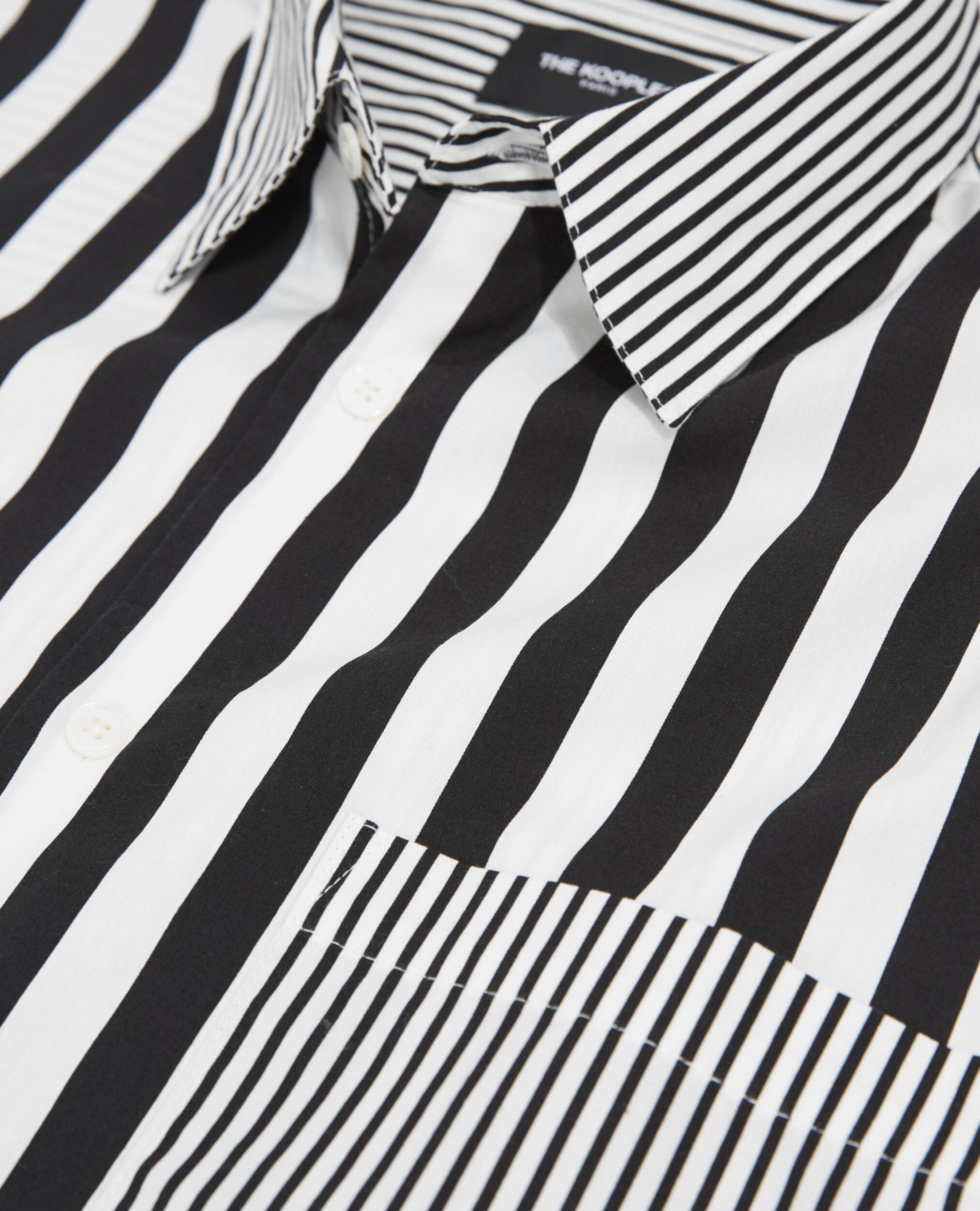 Chemise col classique, BLACK WHITE, hi-res image number null
