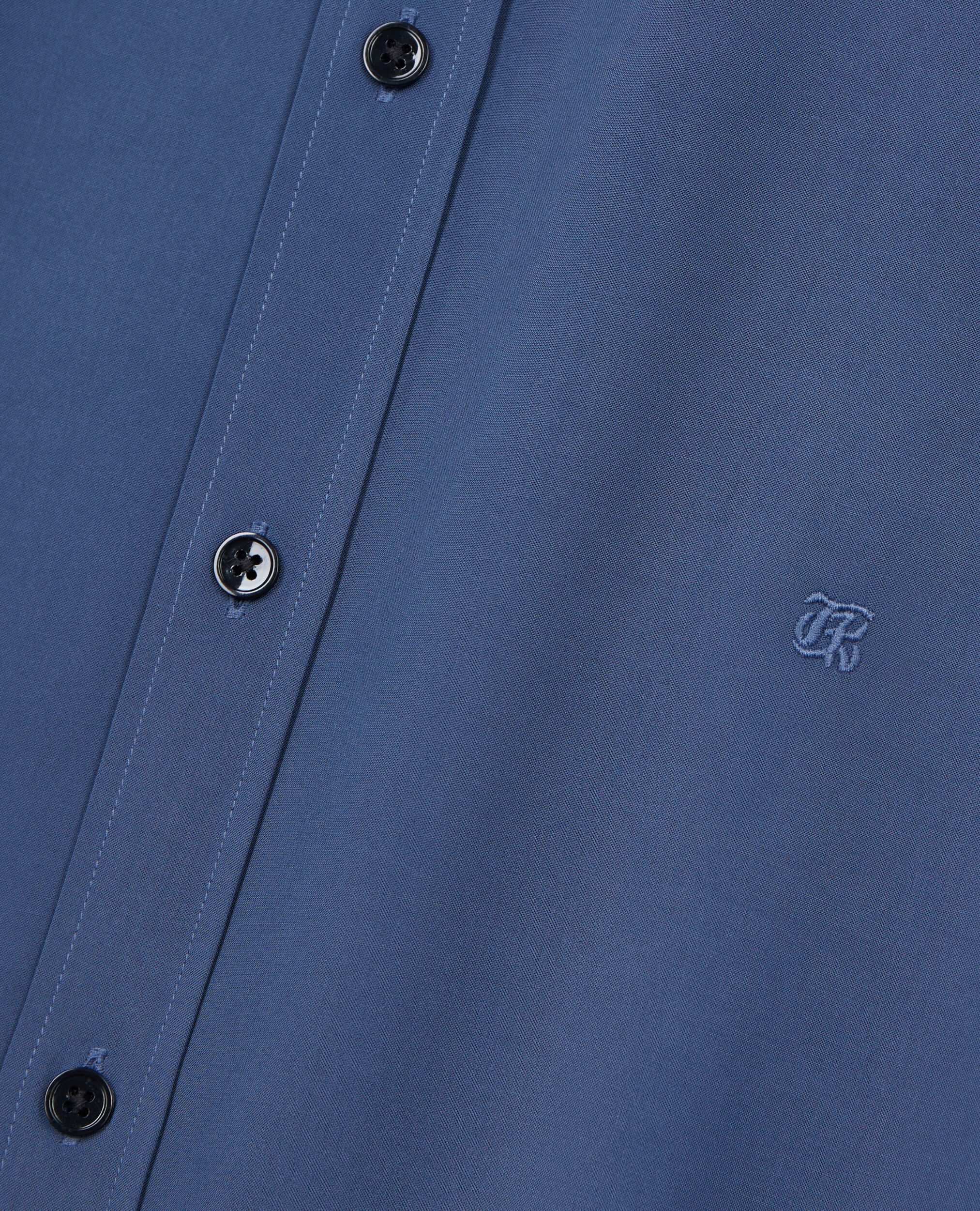 Royal blue shirt, MIDDLE NAVY, hi-res image number null