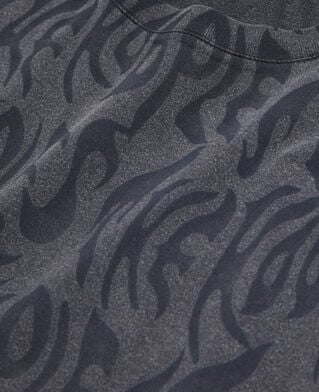 The Kooples HOMME BLACK WASHED t-shirt homme imprimé