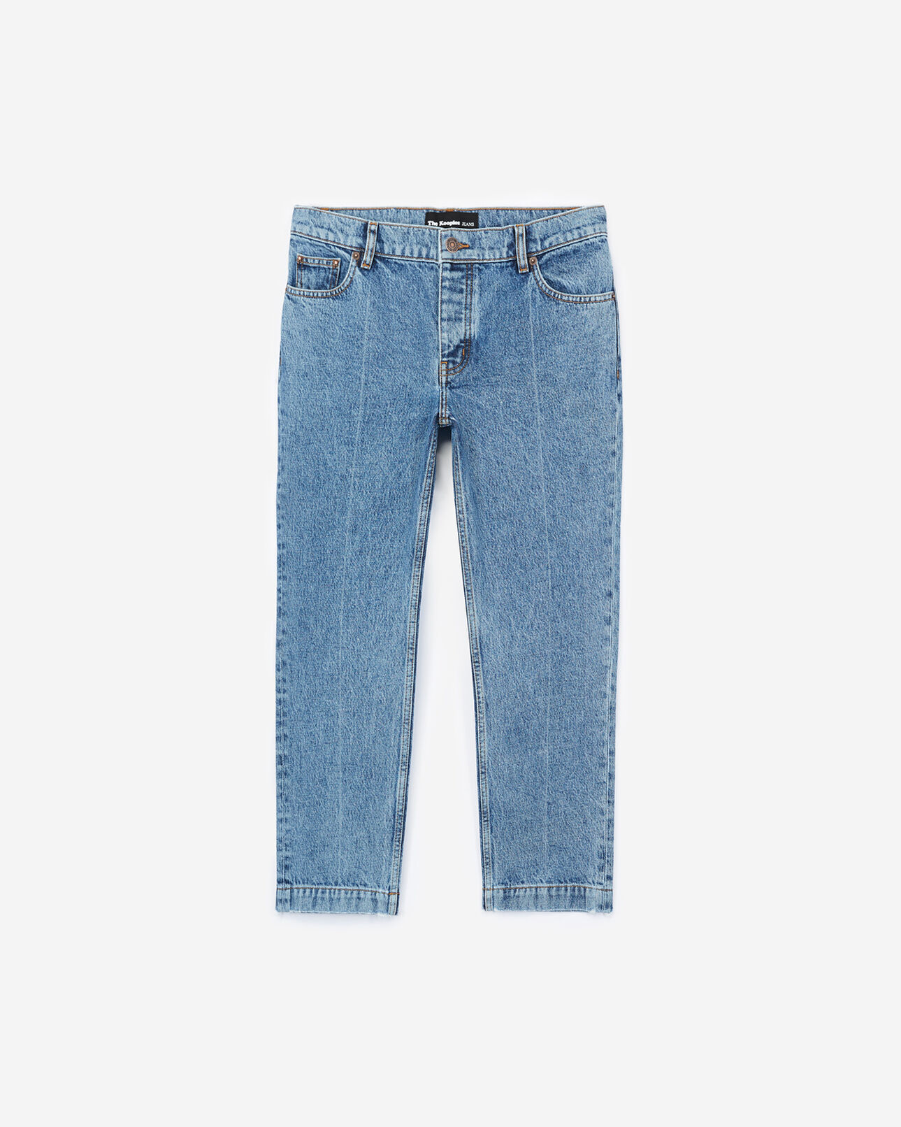 The Kooples WOMEN BLUE DENIM vintage blue mom jeans