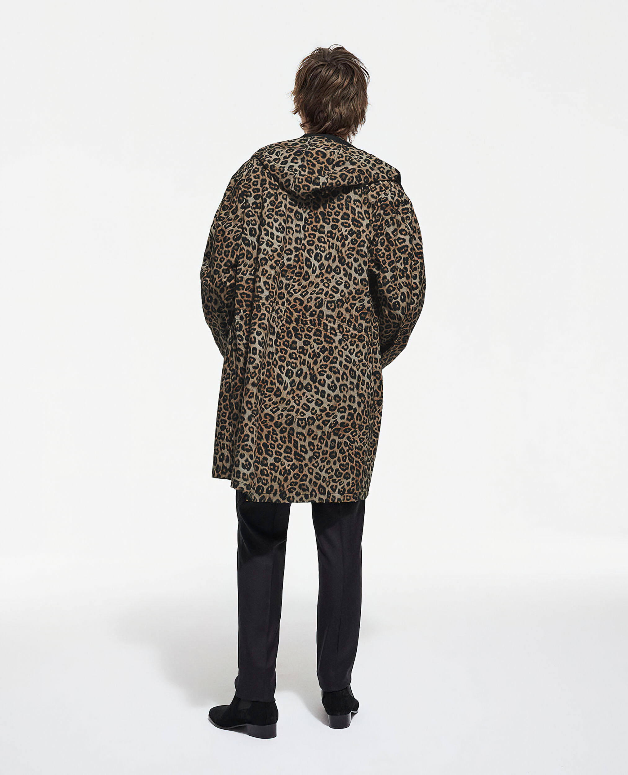 Parka longue capuche léopard, LEOPARD, hi-res image number null