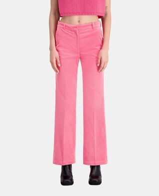 The Kooples WOMEN OLD PINK pink corduroy trousers