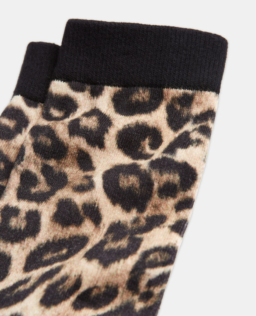 The Kooples MIXTE LEOPARD chaussettes l&eacute;opard