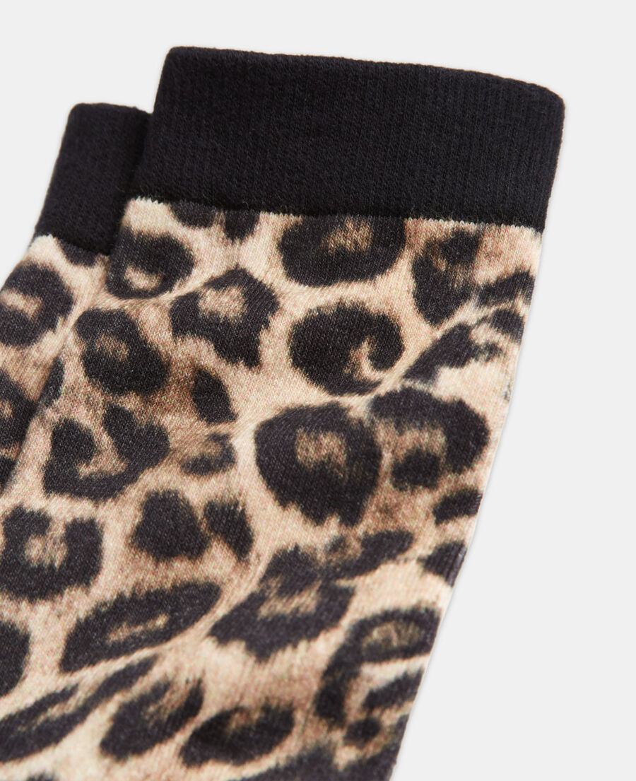 The Kooples MIXTE LEOPARD chaussettes l&eacute;opard