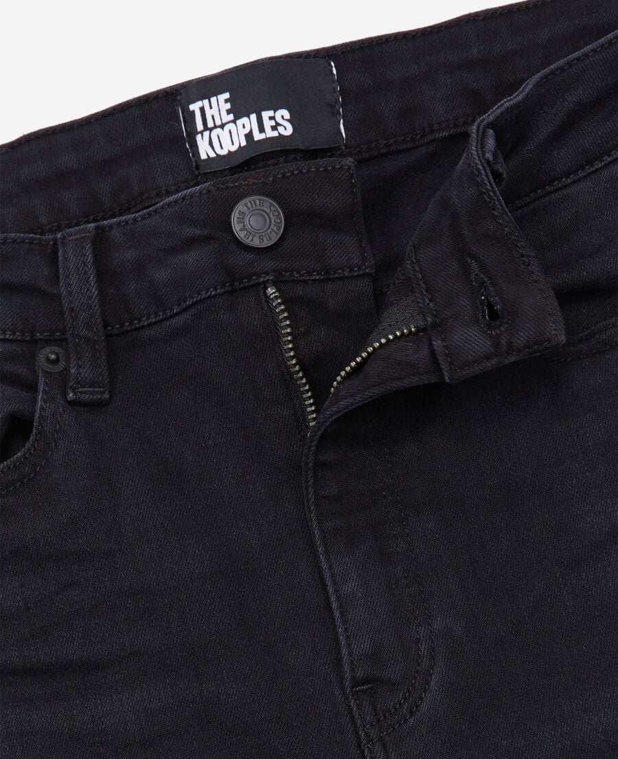 The Kooples FEMME BLACK jean slim noir