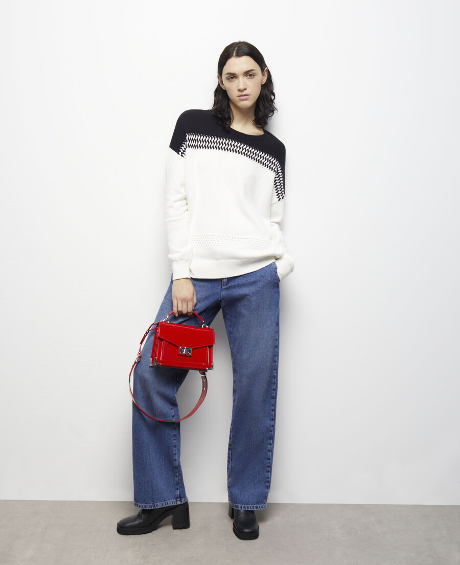 two-tone jumper