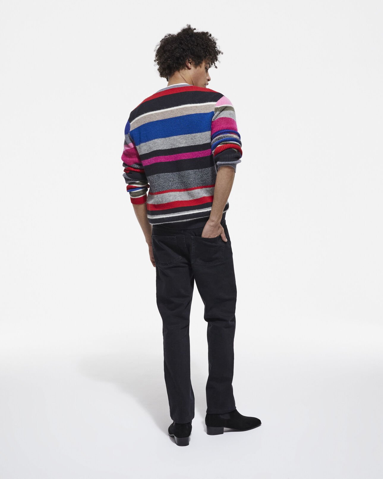 The Kooples HOMME MULTICO pull en laine multicolore
