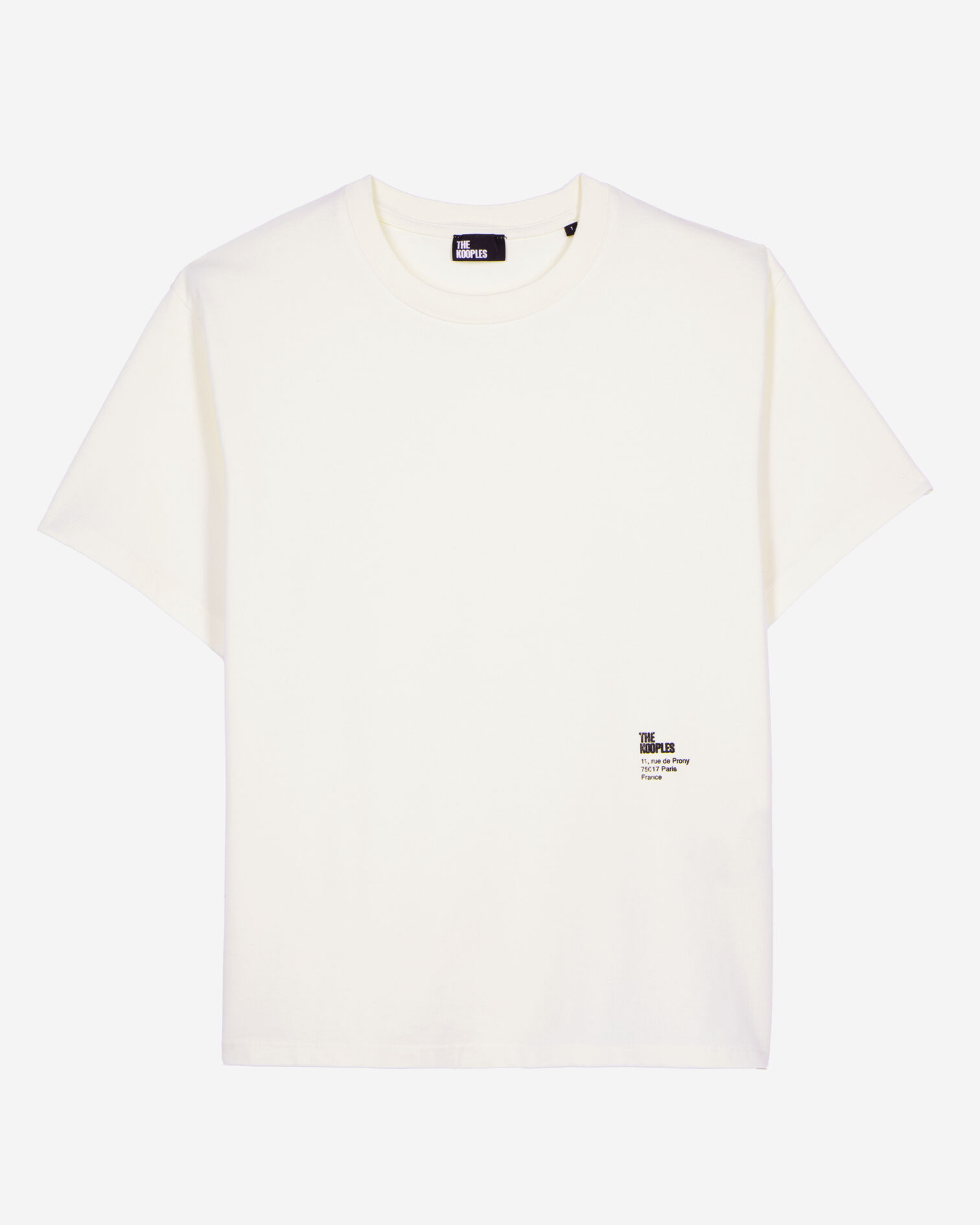 Ecru silkscreen T-shirt, ECRU, hi-res image number null