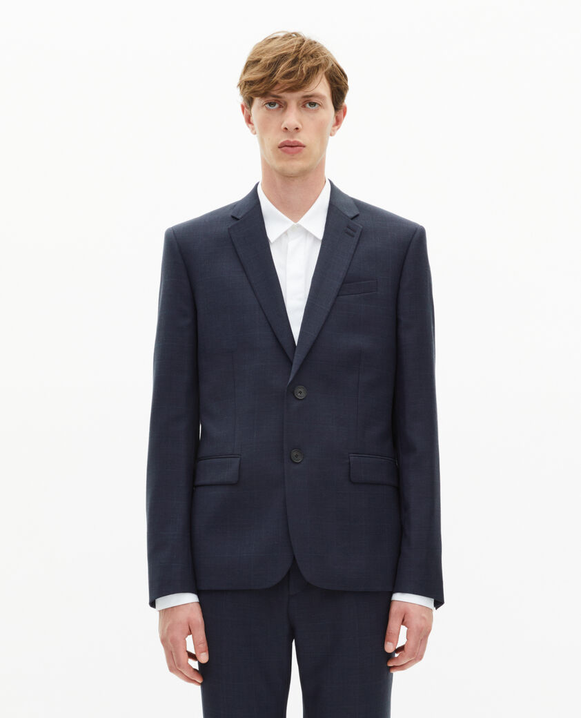 The Kooples MEN NAVY navy wool suit jacket