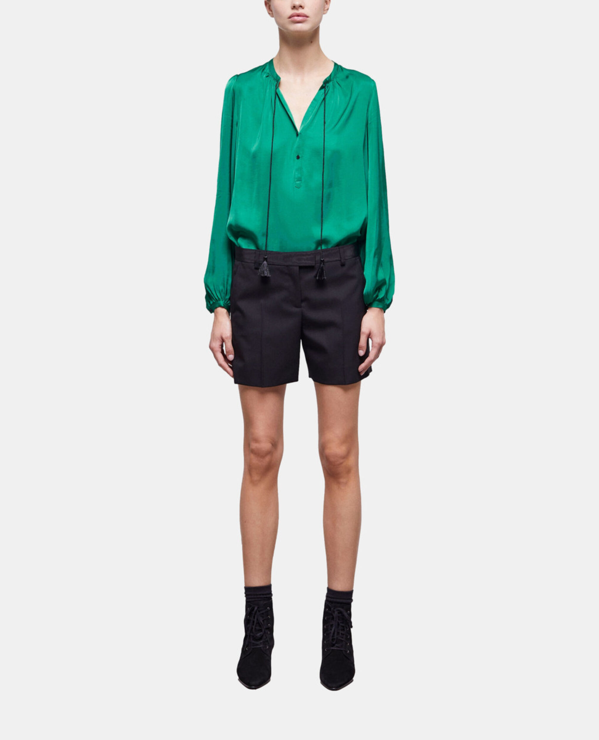 Short en laine noir, BLACK, hi-res image number null