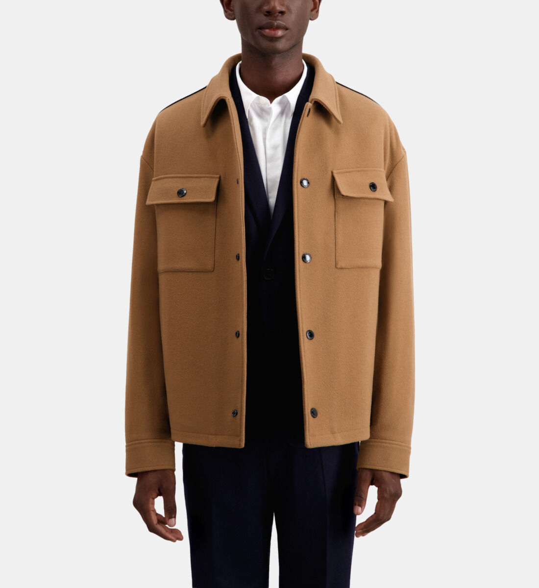Camel wool jacket outlet