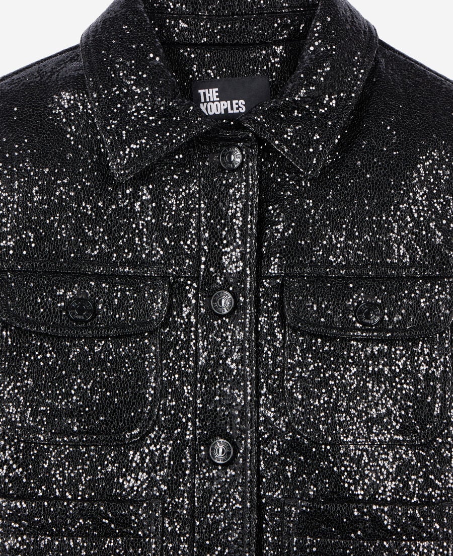 The Kooples WOMEN BLACK short black jacket