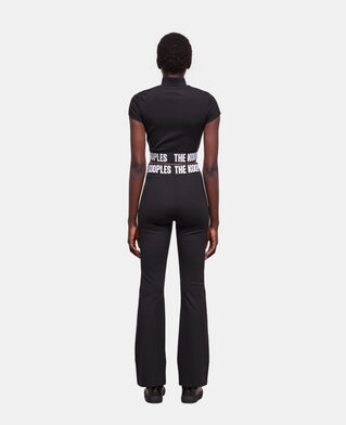 The Kooples F BLACK black logo flared pants