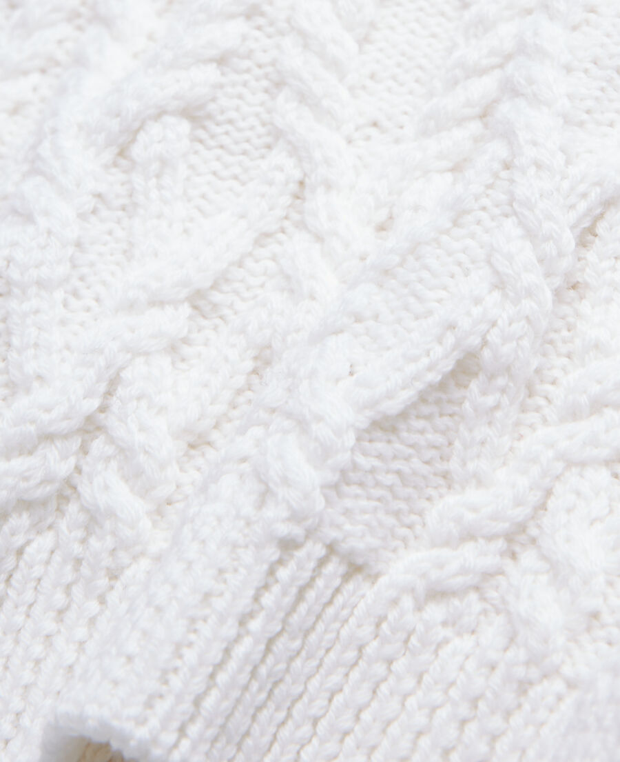 jersey lana blanco crudo
