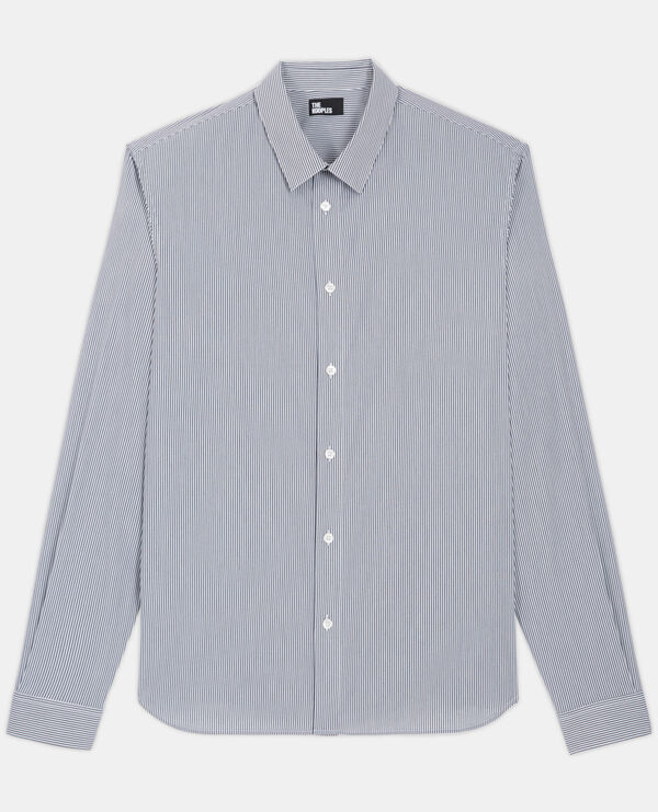 striped shirt  with classic collar