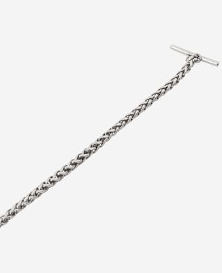 The Kooples H SILVER medium silver chain bracelet
