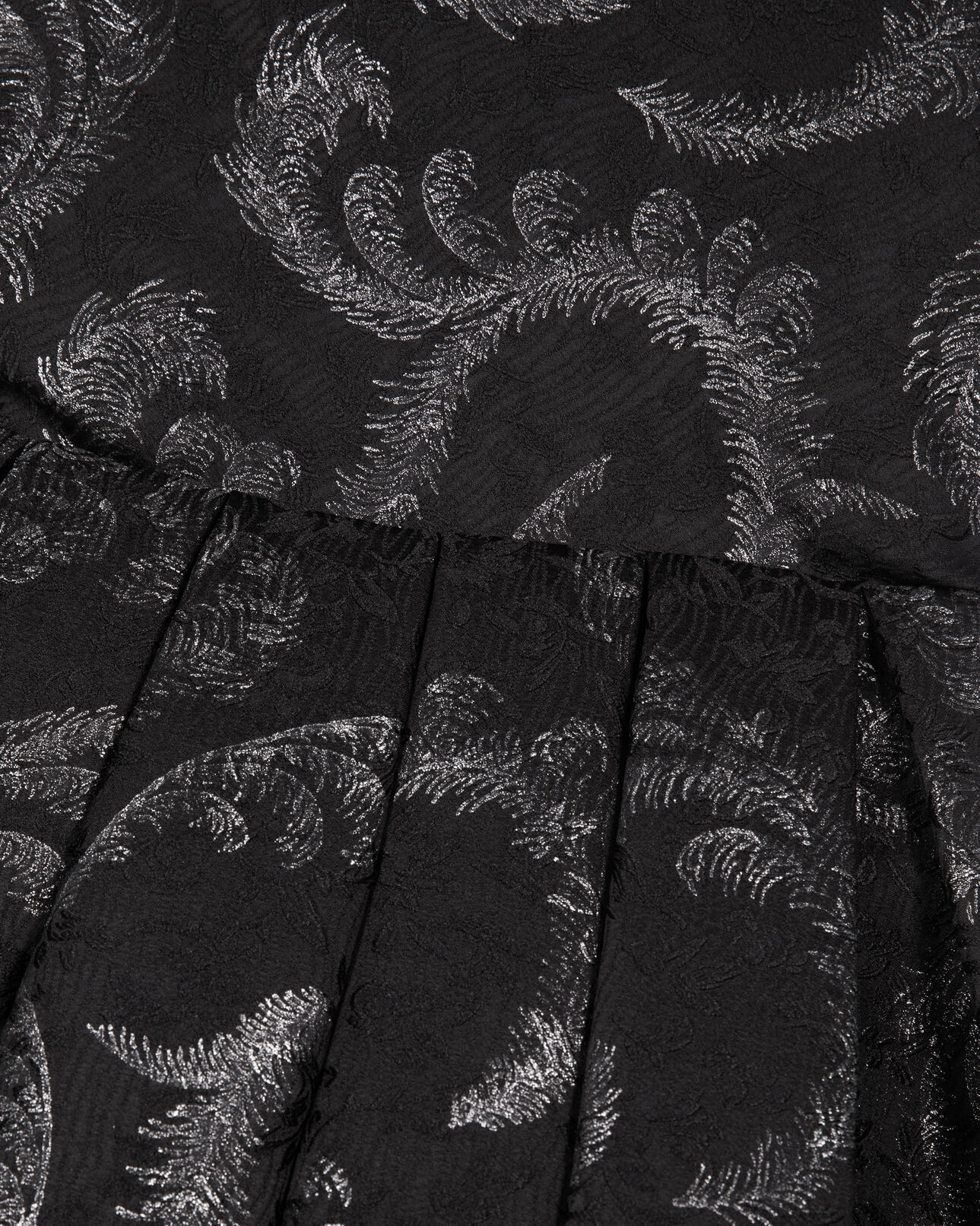 The Kooples MUJER BLACK / SILVER vestido negro corto sin tirantes