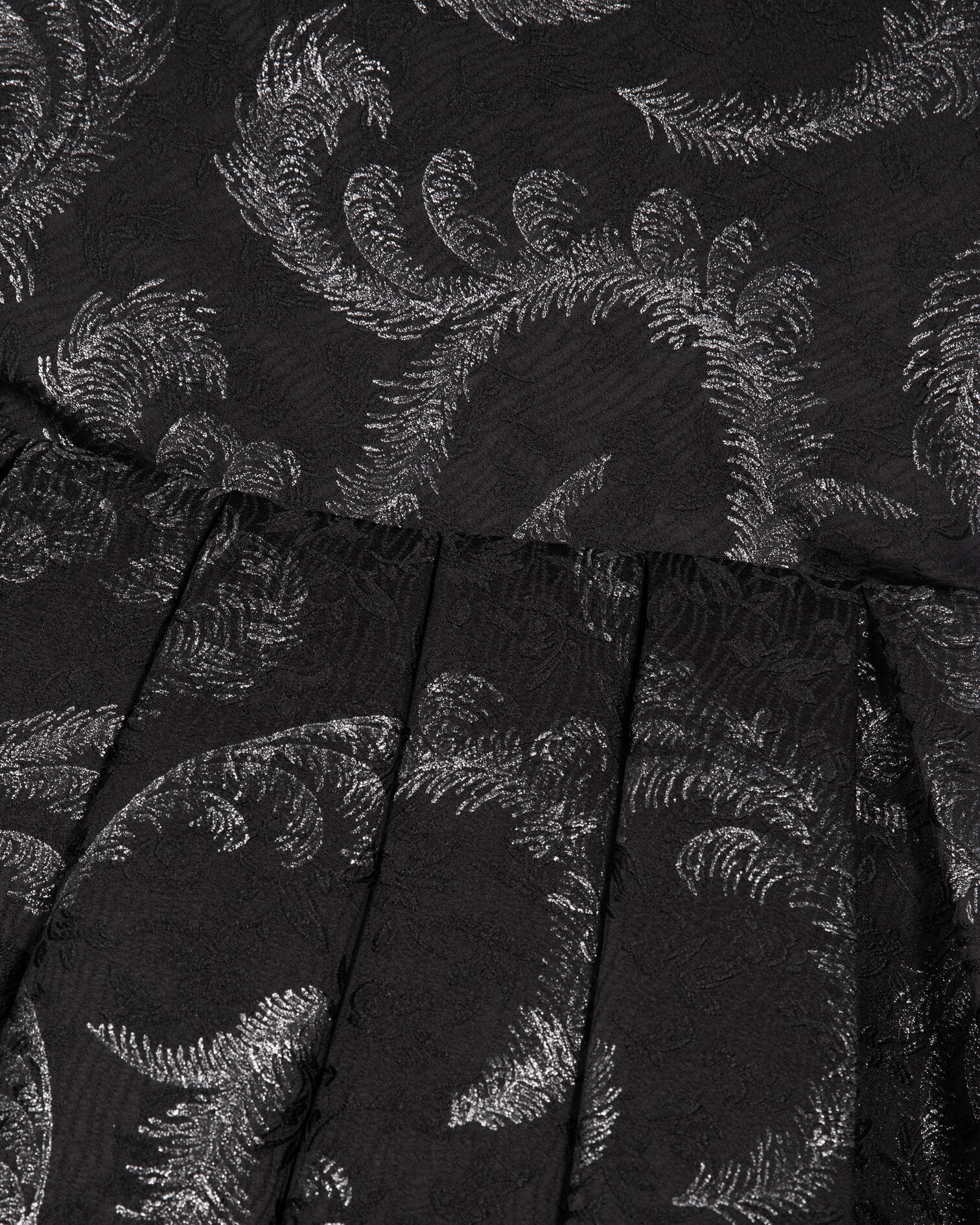 Vestido negro corto sin tirantes, BLACK / SILVER, hi-res image number null