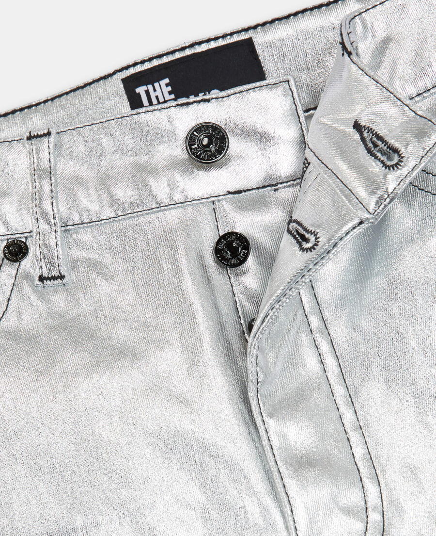 silver slim jeans