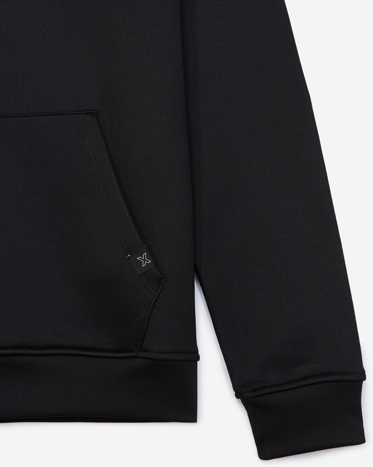 The Kooples HOMBRE BLACK sudadera negra con capucha estampada
