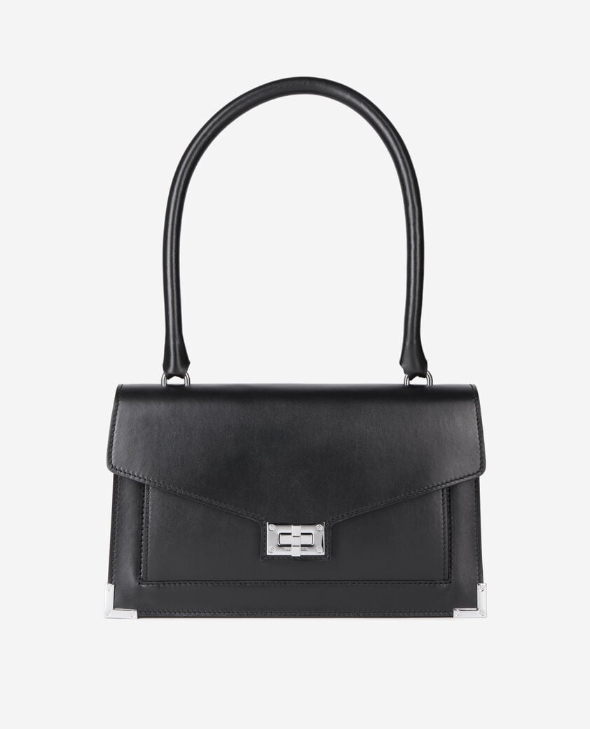 The Kooples F BLACK emily shoulder bag in black leather