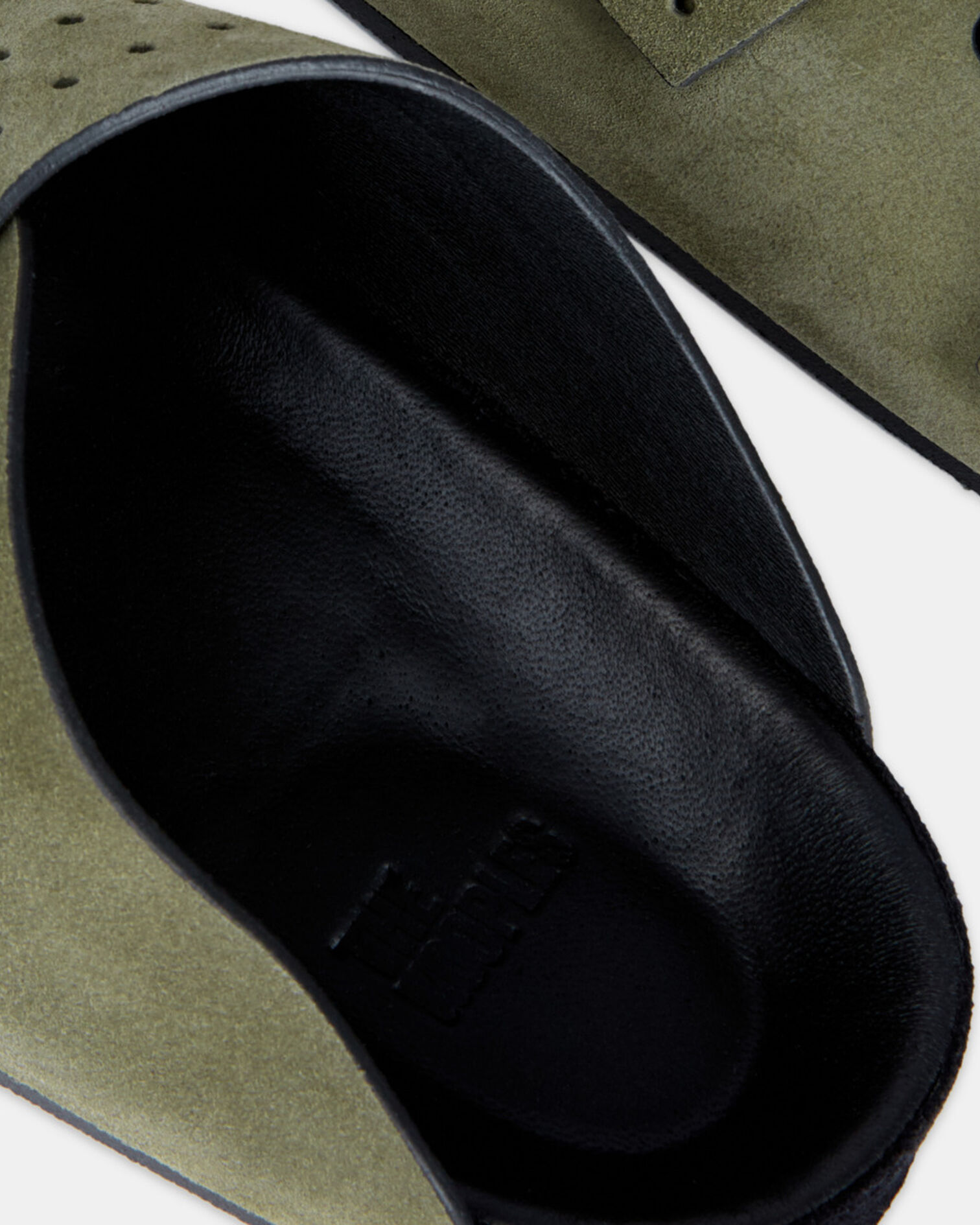 Khaki leather sandals, KAKI, hi-res image number null