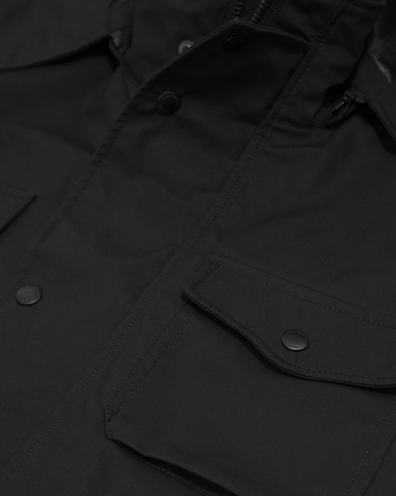 The Kooples HOMME BLACK parka à capuche