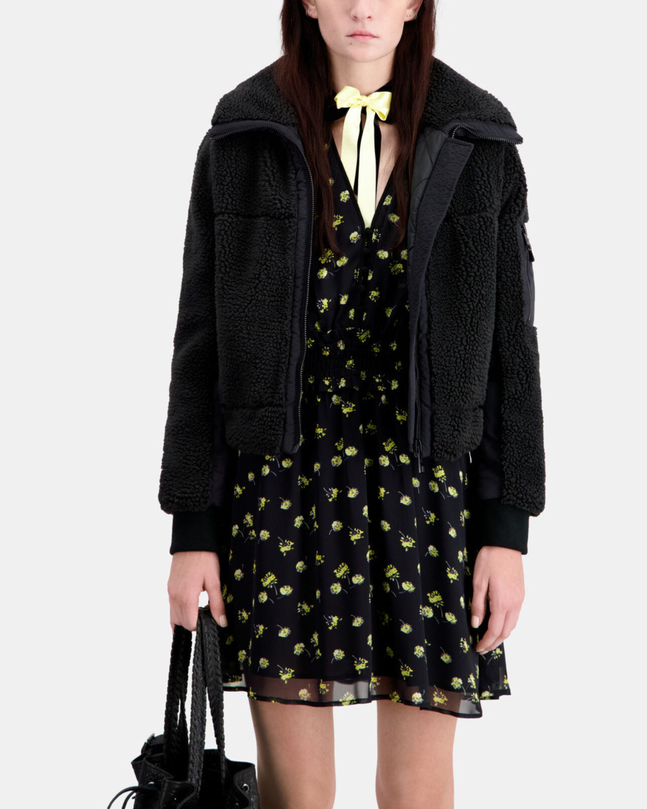The Kooples FEMME BLACK blouson noir