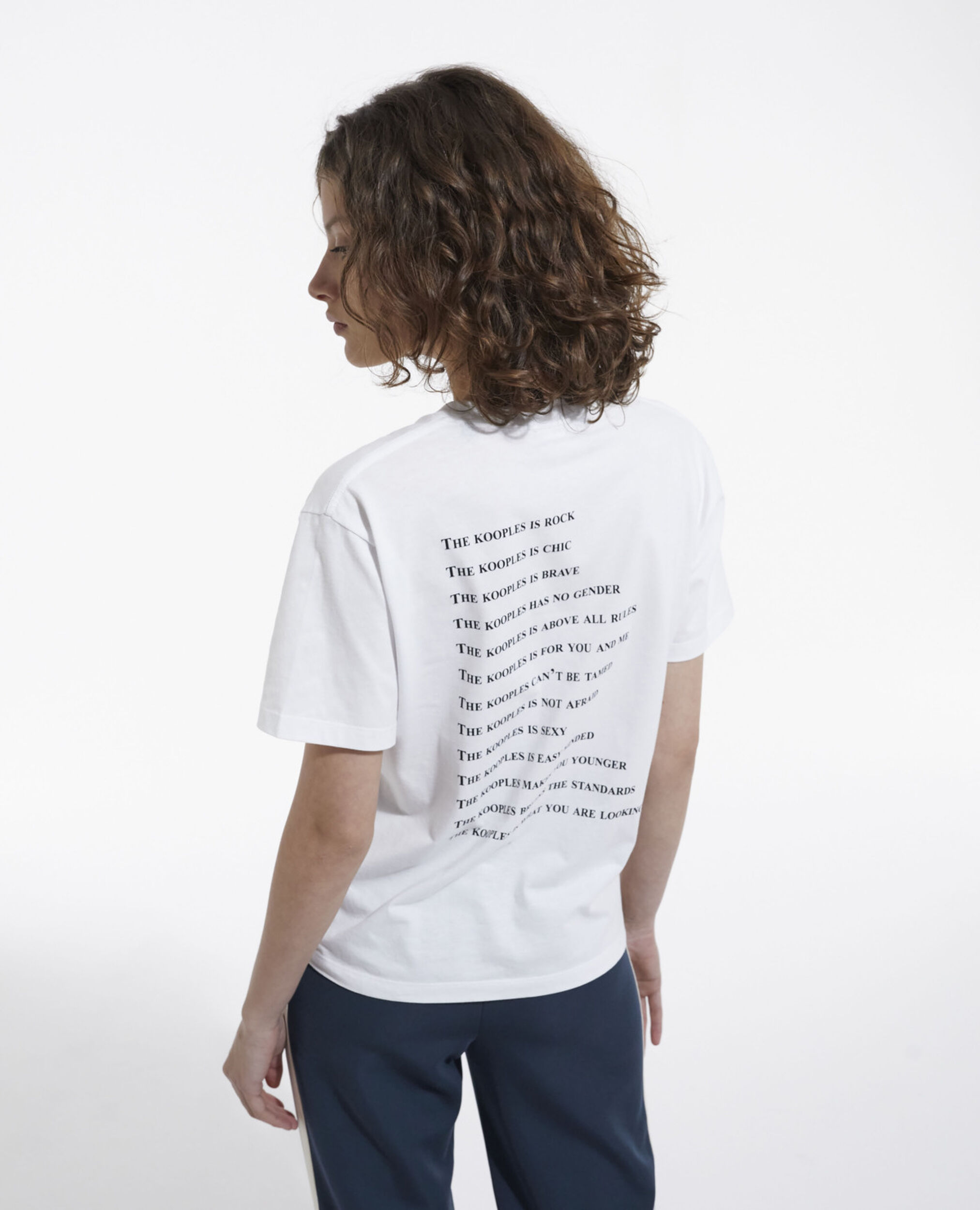 WHAT IS T-shirt, WHITE, hi-res image number null