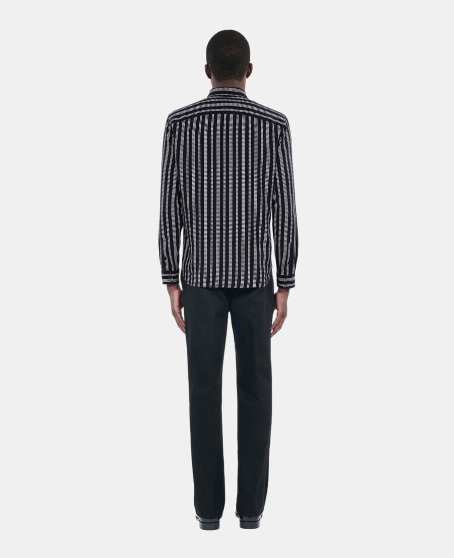 The Kooples H BLACK WHITE printed shirt
