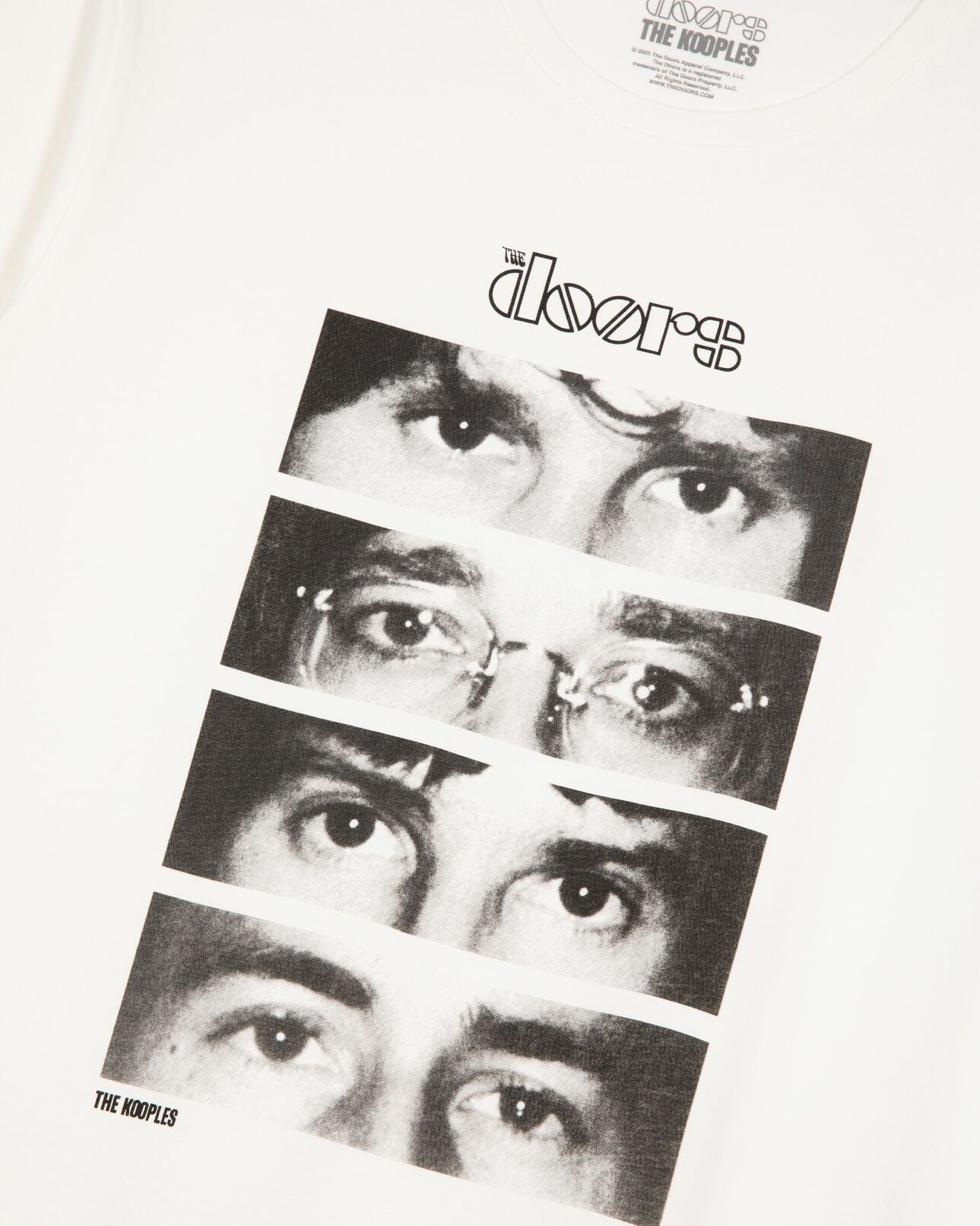 The Kooples MIXTE ECRU t-shirt the doors x the kooples écru
