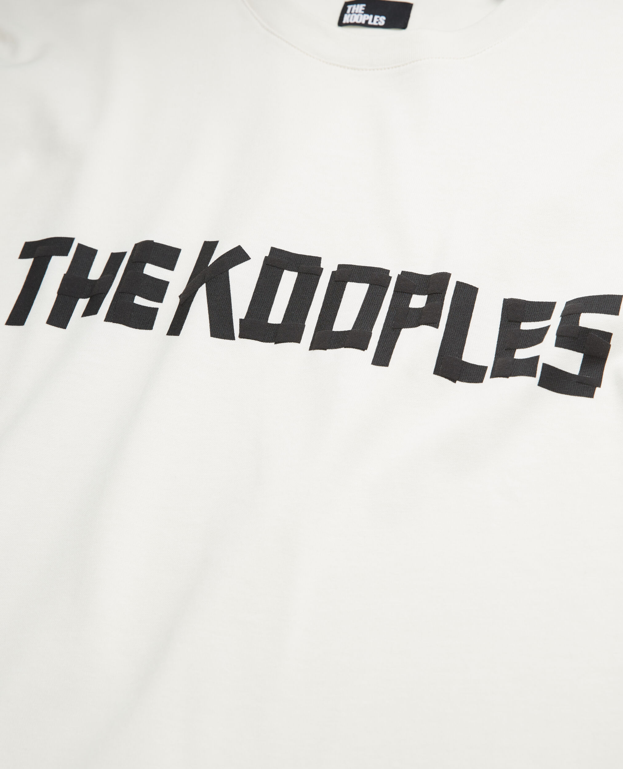 Weißes T-Shirt Herren mit The Kooples Logo, WHITE, hi-res image number null