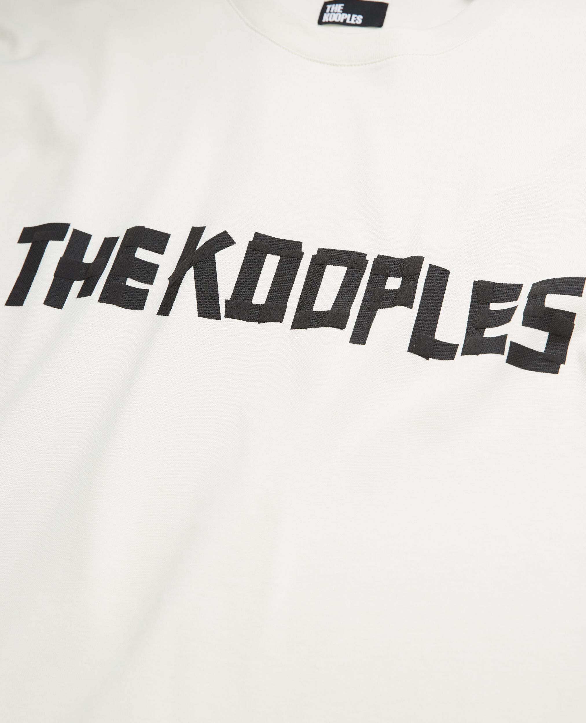 Camiseta logotipo The Kooples blanca para hombre, WHITE, hi-res image number null