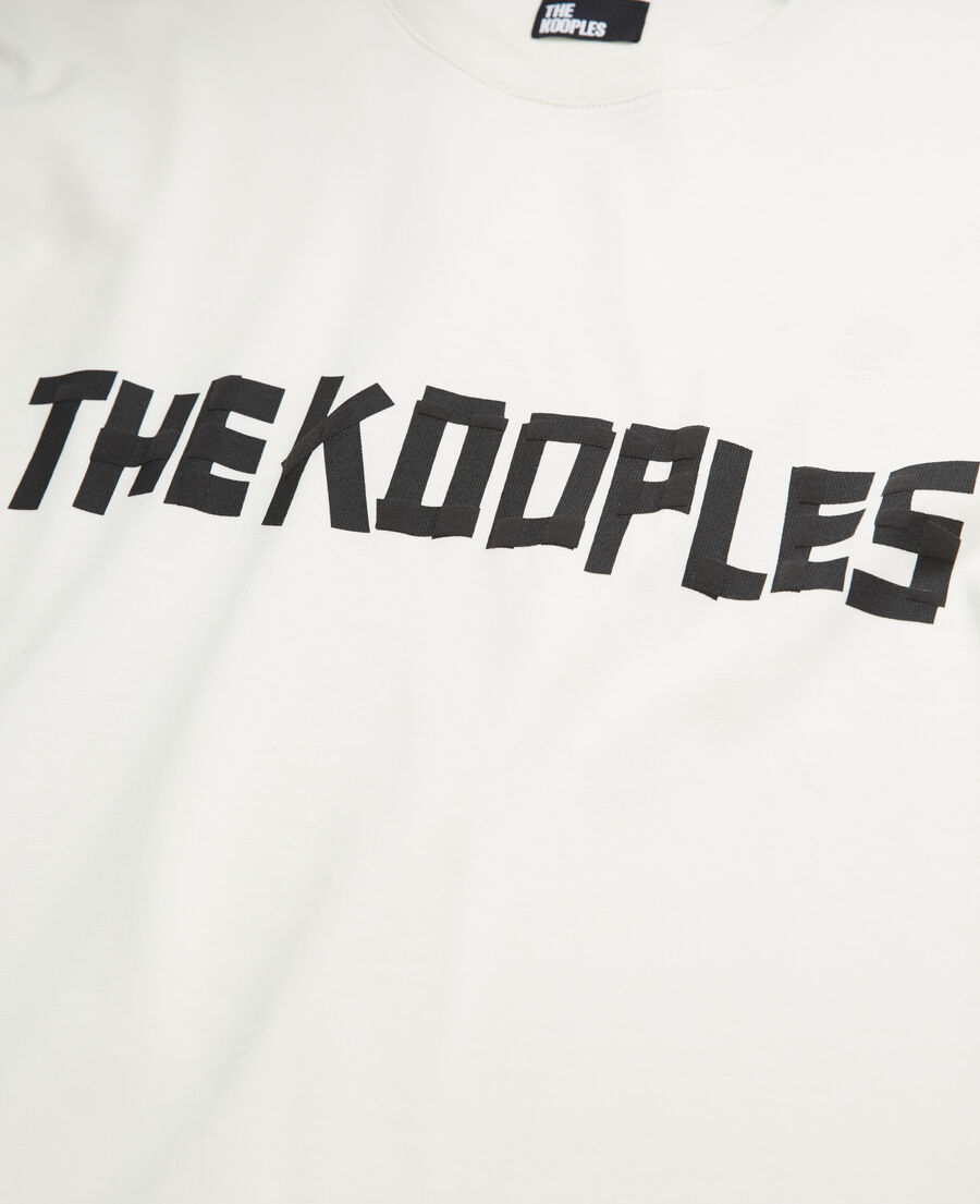 camiseta logotipo the kooples blanca para hombre