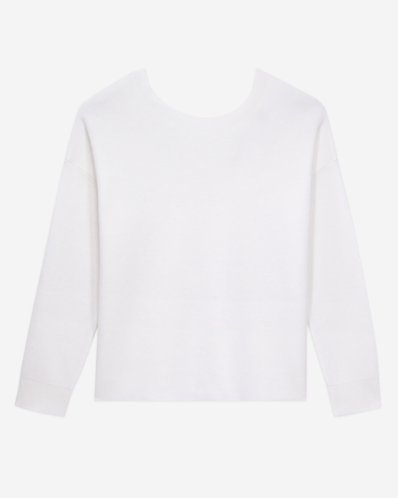 The Kooples FEMME ECRU pull avec boutonnage dans le dos