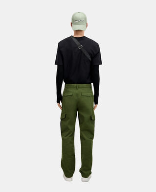 The Kooples HOMBRE KAKI pantal&oacute;n cargo caqui algod&oacute;n