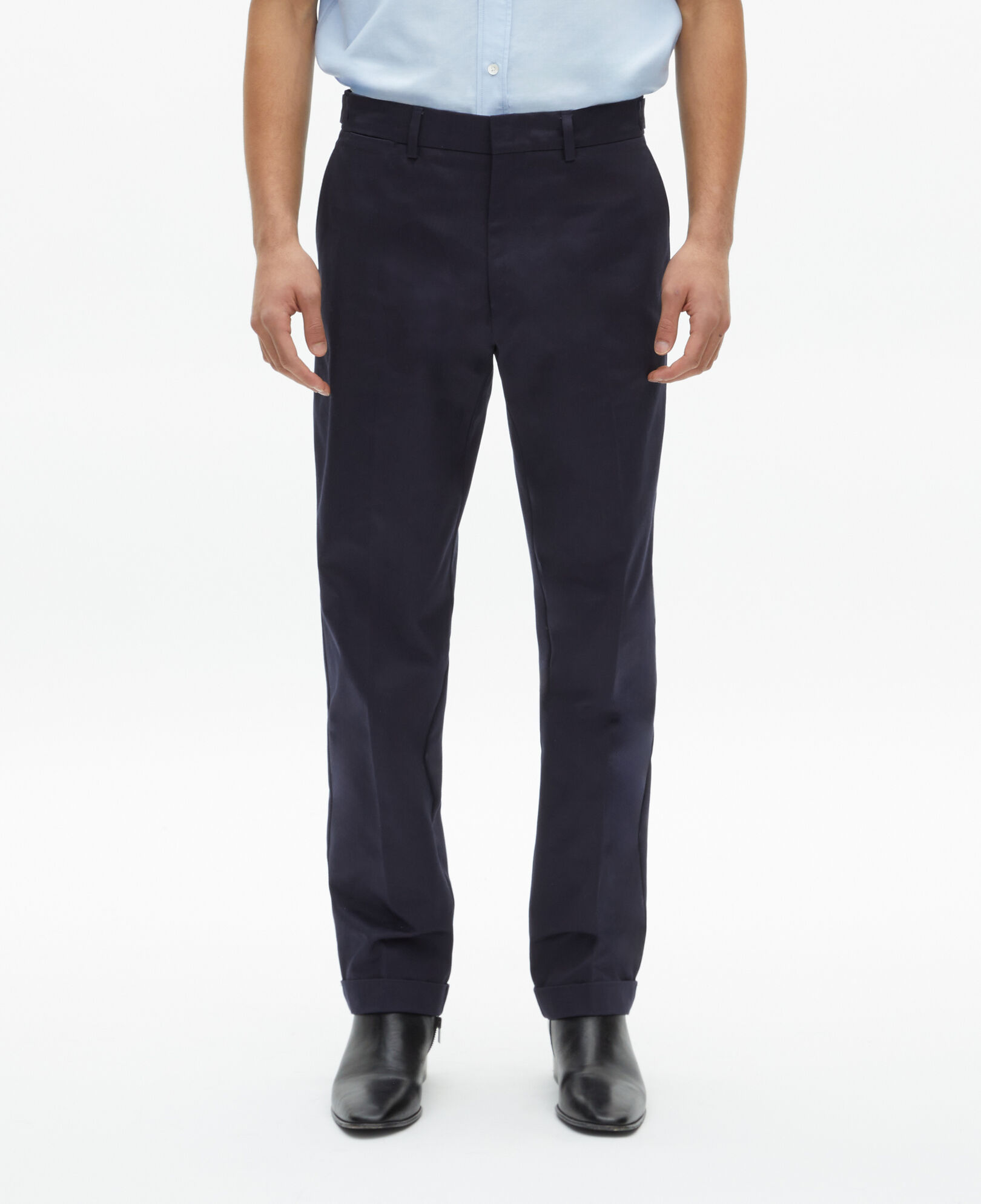 The Kooples HERREN DARK NAVY körperbetonte marineblaue hose